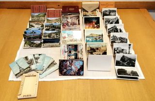 Sei libricini turistici vintage.