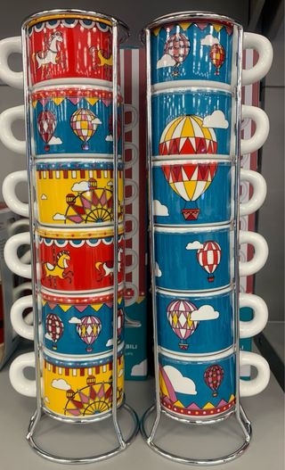 Bialetti🇮🇹set di 6 tazzine impilabili