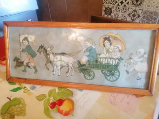 Cuadro infantil antiguo