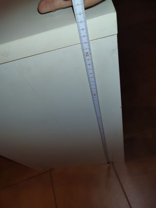 Escritorio / mesa IKEA MICKE blanco (73x50x75 cm)