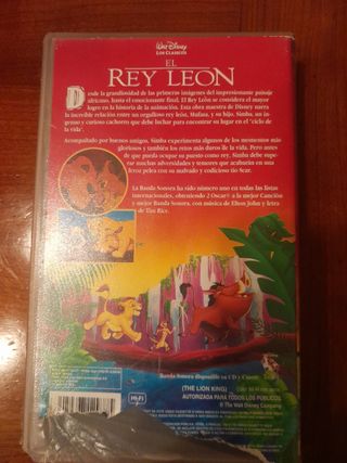 Película Disney VHS