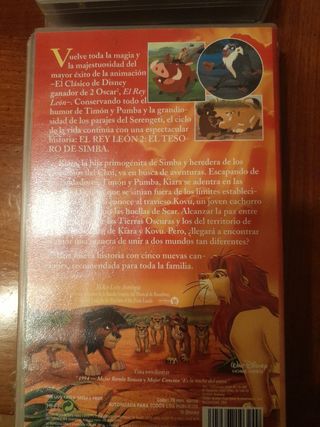 Película Disney VHS