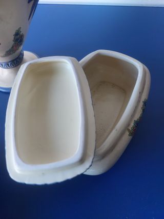 Vaso e Porta Oggetti Vintage in Ceramica