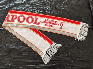 Bufanda serigrafiada Liverpool Champions 1990