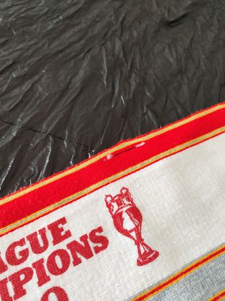 Bufanda serigrafiada Liverpool Champions 1990