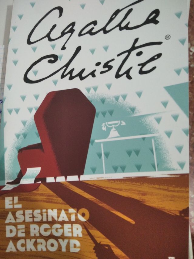 Libro el asesinato de Roger ackroyd