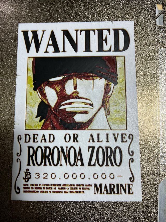 quadro zoro one piece
