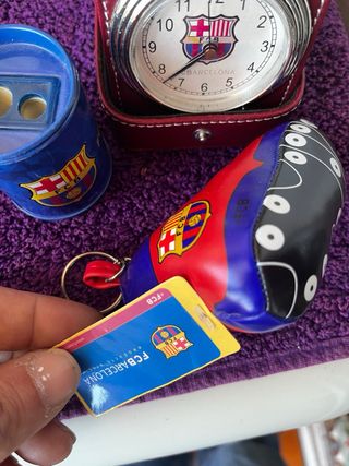 Lote accesorios barca futbol club suvenir