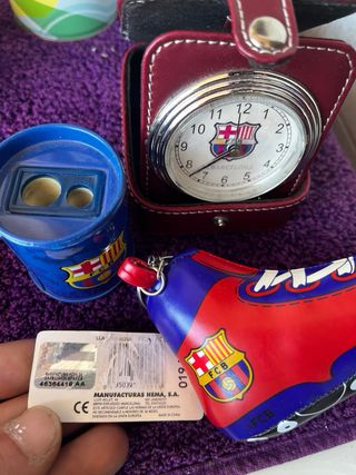 Lote accesorios barca futbol club suvenir