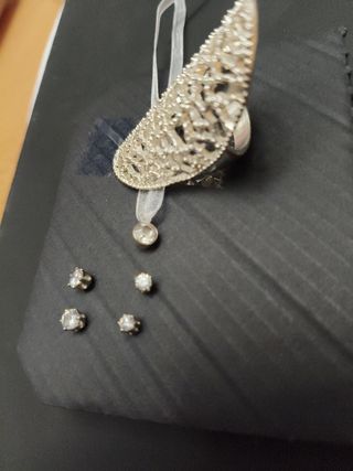 Lote bisutería pendientes, anillo