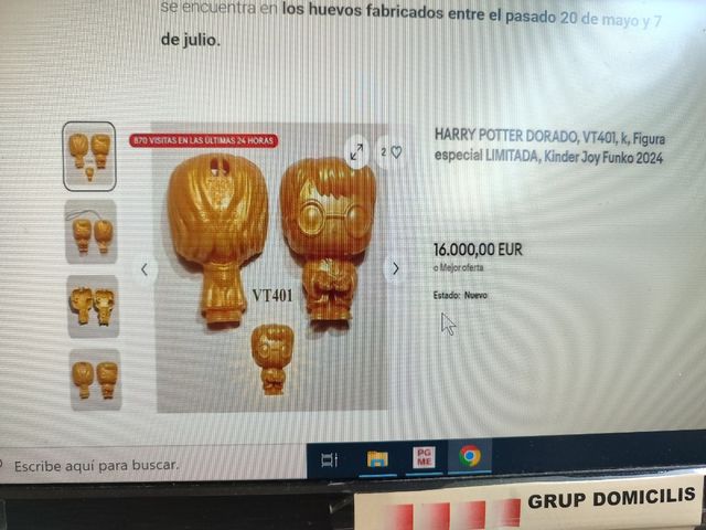 Funko Pop Harry Potter Dorado VT 401