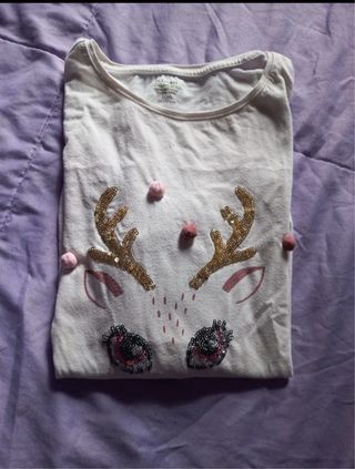 Maglia Natslizia con renna . 8/10 anni