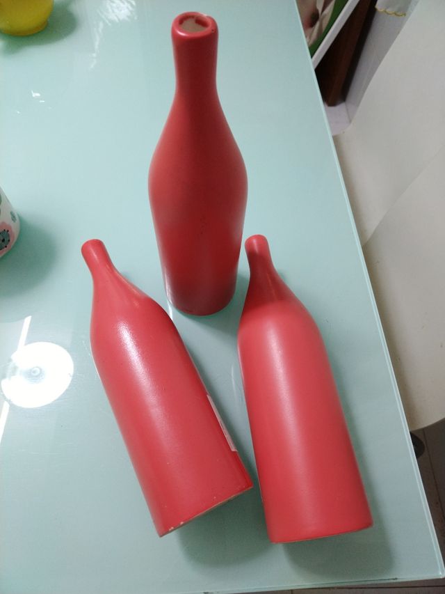 Set di 3 BOTTIGLIE DECORATIVE