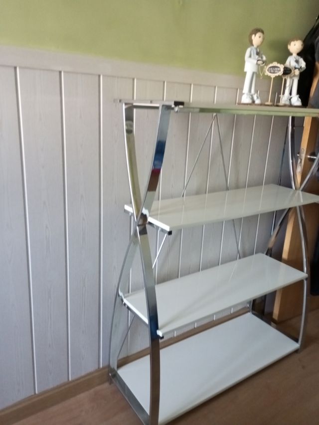 ESTÁNTERIA DISEÑO!!!!!😍😍😍banco brillo y cromado