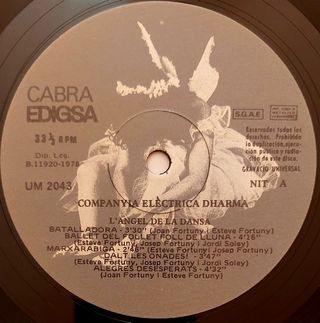Companyia Elèctrica Dharma – L'Àngel De La Dansa