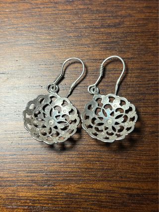 Pendientes plata diseño Art Déco