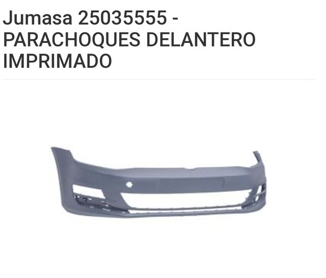 Paragolpes Volskwagen golf 7