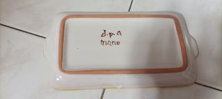 Set 4 tazzine+ vassoio in ceramica vietrese