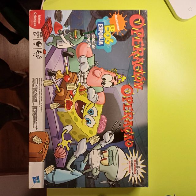 OPERACIÓN BOB ESPONJA, juego de mesa