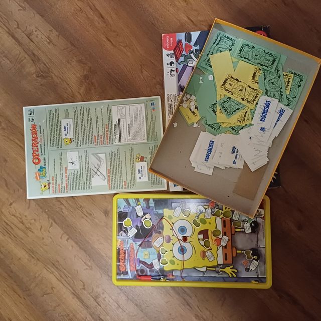 OPERACIÓN BOB ESPONJA, juego de mesa