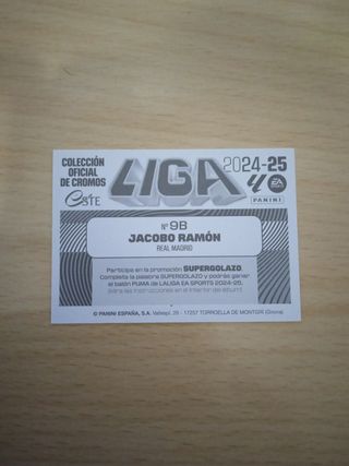 Cromo rookie Jacobo Ramón 24-25
