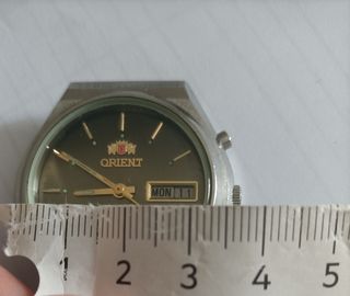 Relógio Orient Crystal automático com calendário