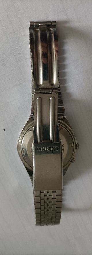 Relógio Orient Crystal automático com calendário