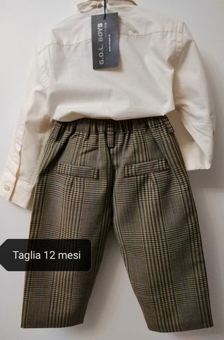 Completo 3 pezzi taglia 12 mesi
