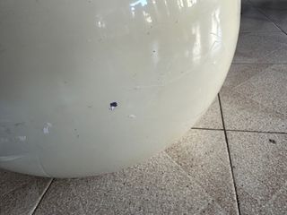 Pouf in poliestere in buone condizioni