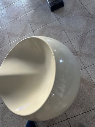 Pouf in poliestere in buone condizioni