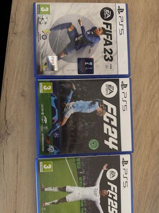 Fifa 23, 24 y 25