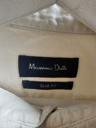 Camisa blanca Massimo Dutti