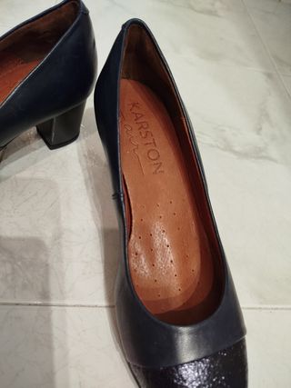 Zapatos Salón en piel NUEVOS
