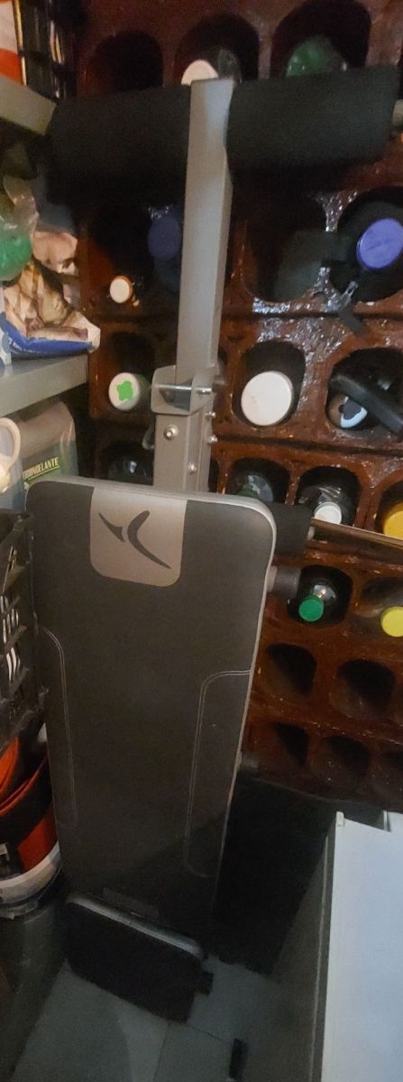 Banco de abdominales y musculacion pesas