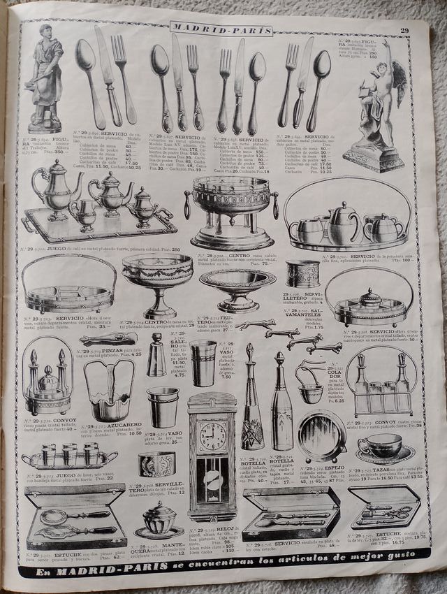 REVISTA MADRID-PARIS INVIERNO 1926-1927 MODA