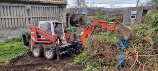 Minipala limpieza de fincas