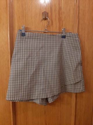 Falda pantalón a cuadros
