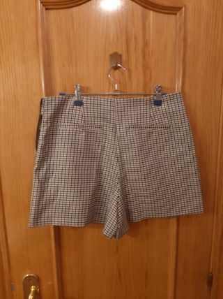 Falda pantalón a cuadros