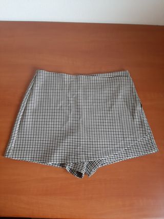 Falda pantalón a cuadros