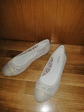 Sandalia bailarina boda 