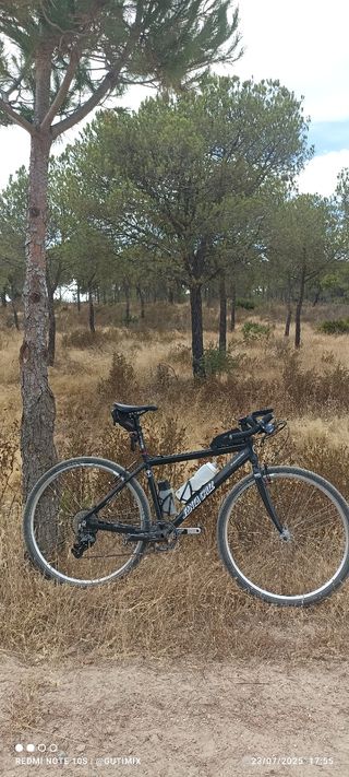 Bicicleta híbrida gravel 