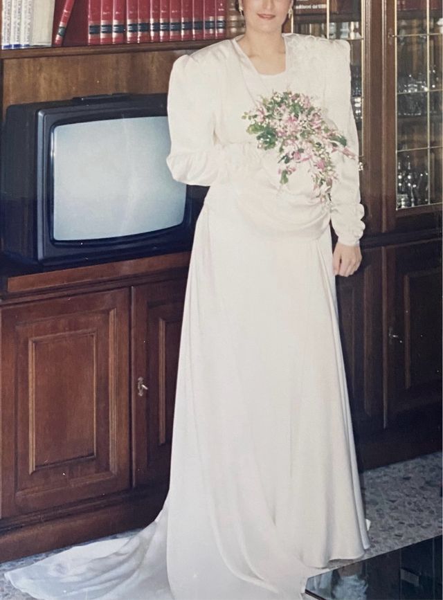 Abito da sposa anni fine ‘80
