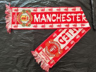 Bufanda fútbol Manchester United años 90
