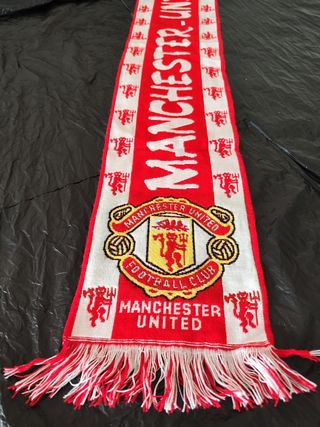Bufanda fútbol Manchester United años 90