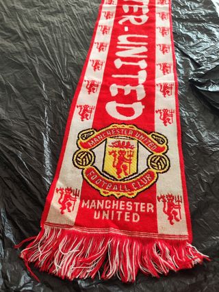 Bufanda fútbol Manchester United años 90