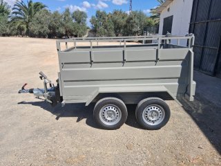 REMOLQUE NUEVO BASCULANTE 2EJES Y FRENO 210x130x72