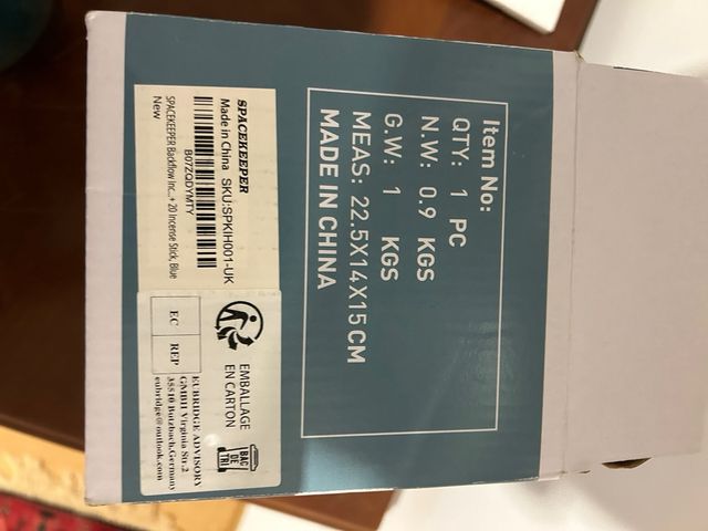 Quemador incienso decorativo spacekeeper