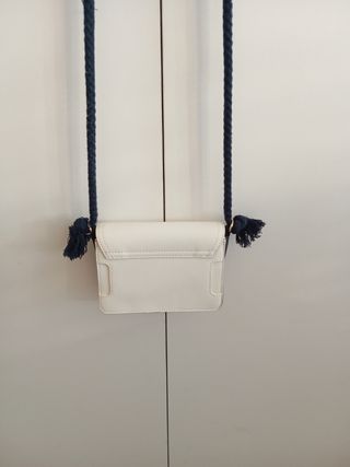 Bolso Tommy Hilfiger blanco rojo 