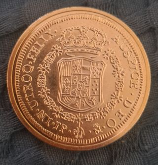 RÉPLICA MONEDA ESPAÑA CARLOS III