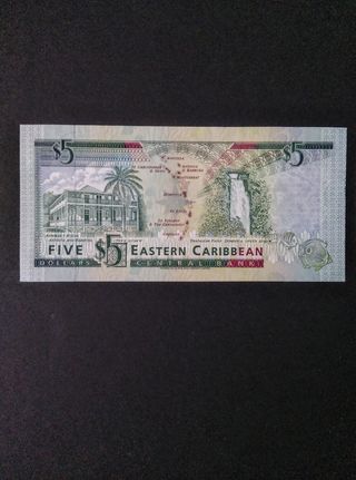 Antigua y Barbuda 5 dolares. SC